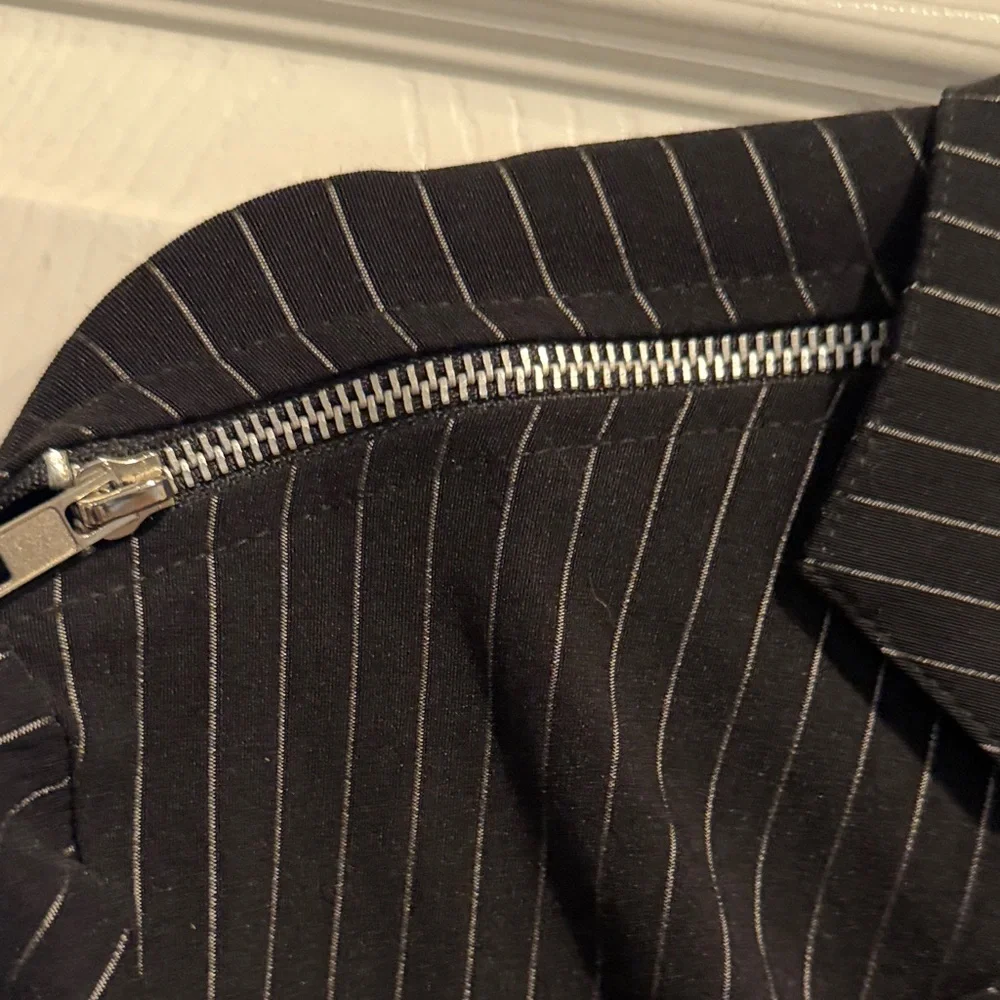 Vintage Lip Service Men’s Goth Pinstripe Jacket Size XL Authentic RN79627 - Picture 4 of 14